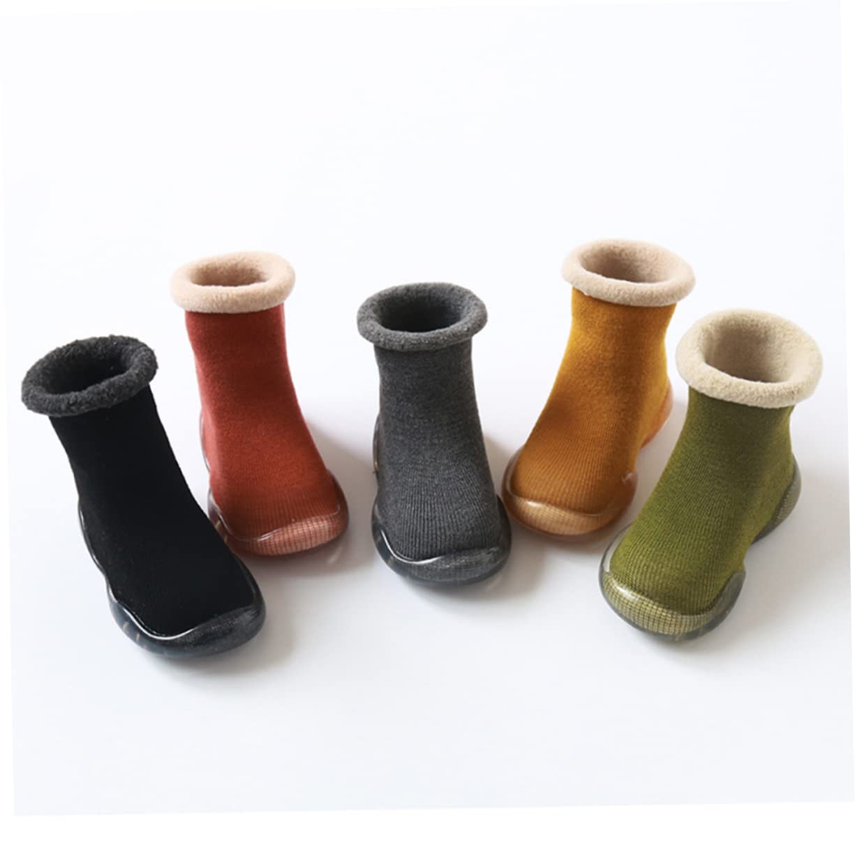 GALPADA 3stücke Cotton Slipper Socken Mit Rutschfestem Warme Babysocken Für Winter Fußbekleidung Für Kleinkinder Innensohle