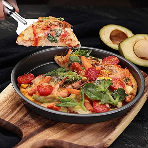 8 Inch Victoria Sandwich Tin Twin Pack, Round Cake Bakeware Pan, Carbon Steel Non-Stick Roast Bake Mould Set Cake Baking Pan Superior Double Coated Non Stick, Base Diameter 19.5 cm