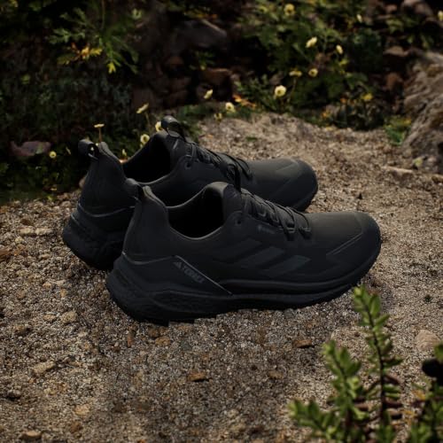 Image of adidas Mens Terrex Free Hiker 2.0 Low Gore-Tex Hiking Hiking Sneakers Shoes - Black