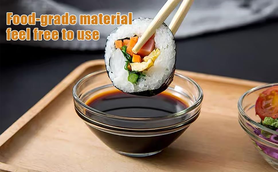 Mini Bowls 4 Inch Glass Bowls for Kitchen Prep, Dessert, Dips, and Candy Dishes ,4oz Stackable Dishware safe ,Set of 16 (combination)