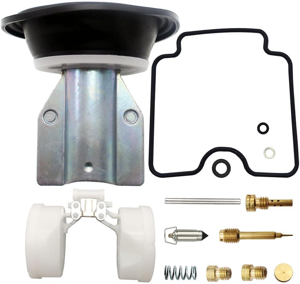 2-Pack Carburetor Carb Rebuild Repair Kits Replacement for Kawasaki Ninja 500R EX500 GPZ500 1997-2009 Ninja 500 1987-1993 with Diaphragm