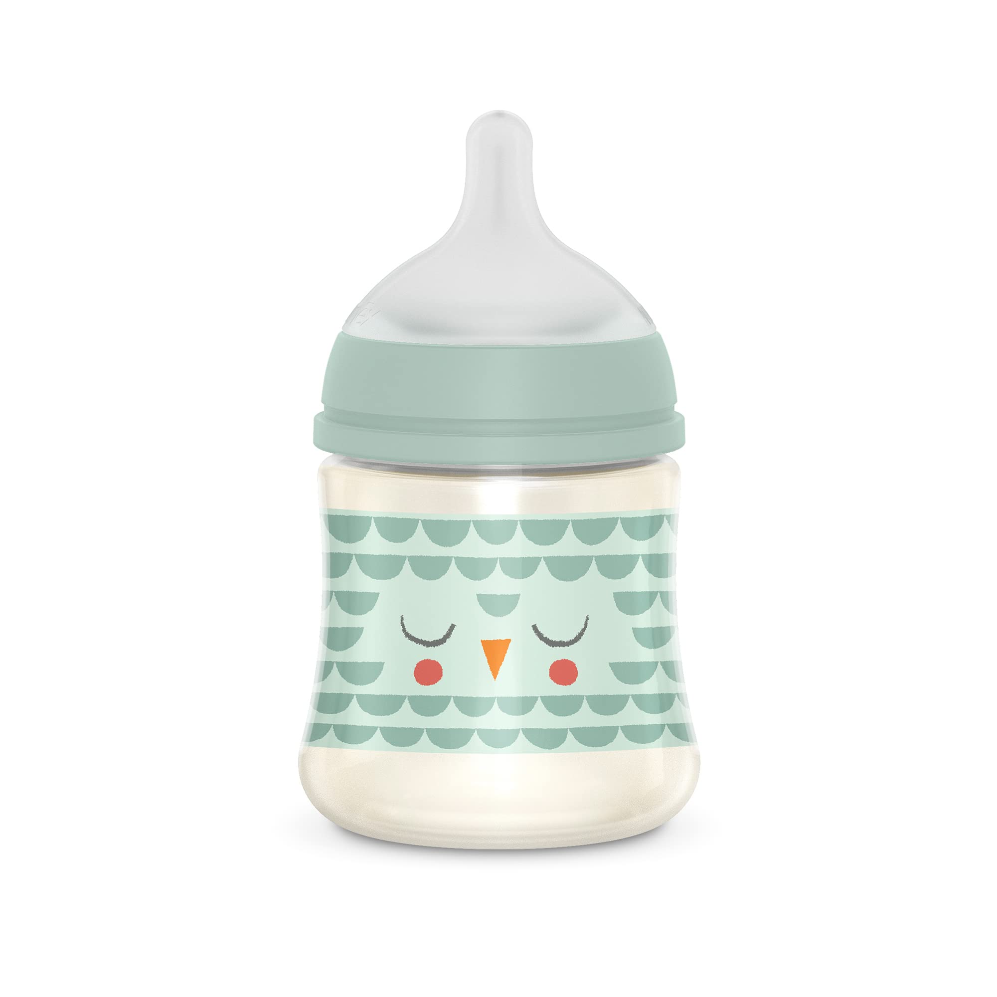 Suavinex, Biberon da 150 ml, Premium con Tettarella Simmetrica SX Pro in Silicone, con valvola anticolica, Flusso Lento, ottime dalla nascita 0+ Bonhomia, Verde
