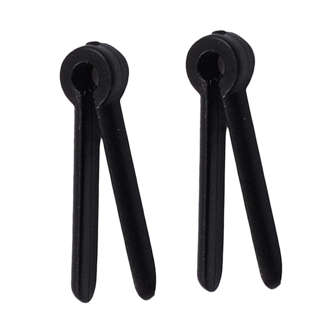 OHPHCALL 2Pcs String Separator Peep Holder Durable Bow Accessories for Easy Installation Portable Bow Tool for Target Shooting Black