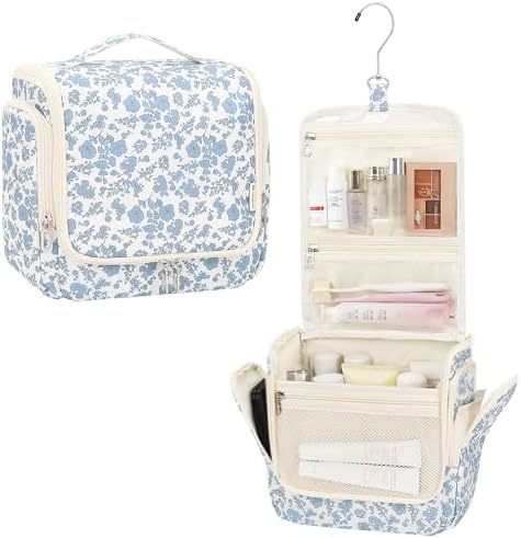 Relavel Hanging Toiletry Bag for Women Travel Makeup Bag Cosmetic...