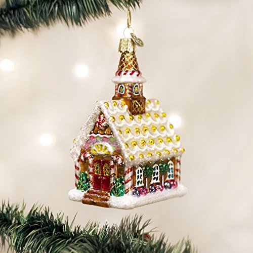 Old World Christmas Collection Glass Blown Ornaments For Christmas Tree Gingerbread Church #TOP1