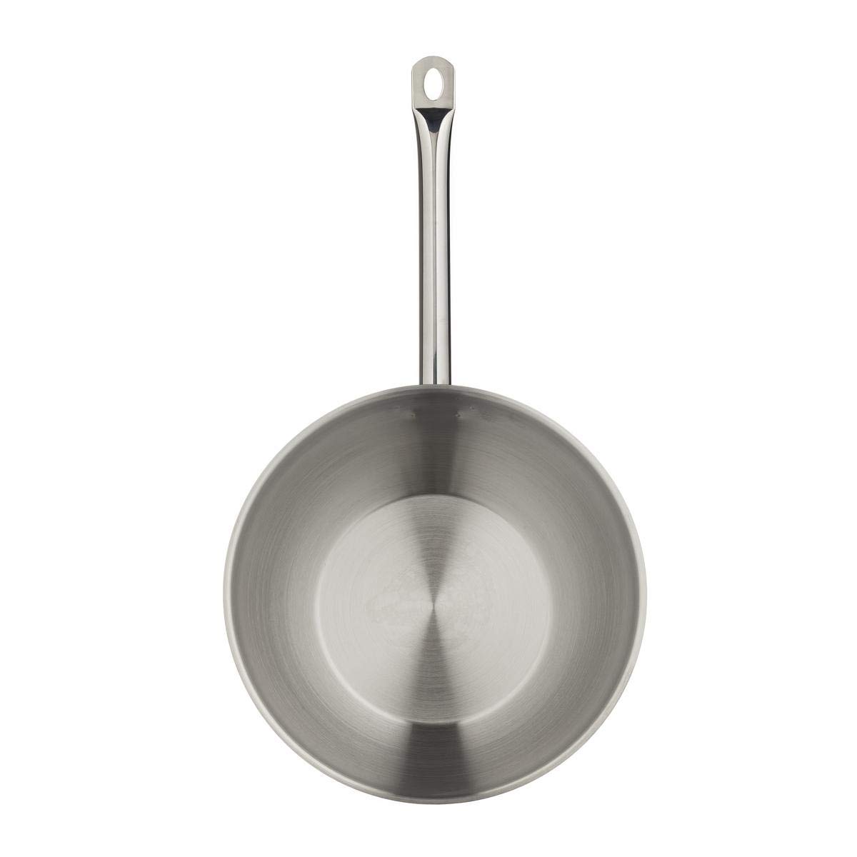 Wok In Acciaio Inox Non Rivestito, Diametro 30 Cm - Per Induzione, Gas E Elettrico, Fondo Spesso 4 Mm - Foto 12
