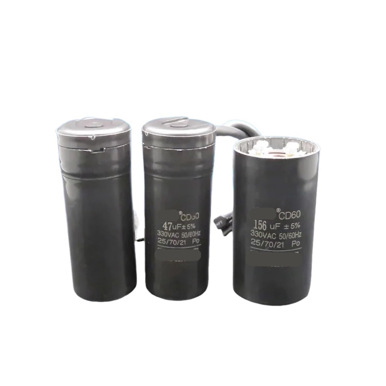 KSZHZYMGX 1pcs CD60 capacitor 330V 330VAC 53-64UF 72-88UF 108-130UF 145-175UF 161-193UF 189-227UF(Inserts 161-193UF)