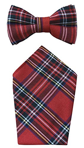 Set Royal Stewart Tartan Cummerbund con Pajarita y Pañuelo miniatura 2