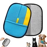 put girl 2-Pack Pet Hair Removal Gloves for Cats & Dogs, Reusable Electrostatic Hair Remover Mitts for Furniture & Clothing