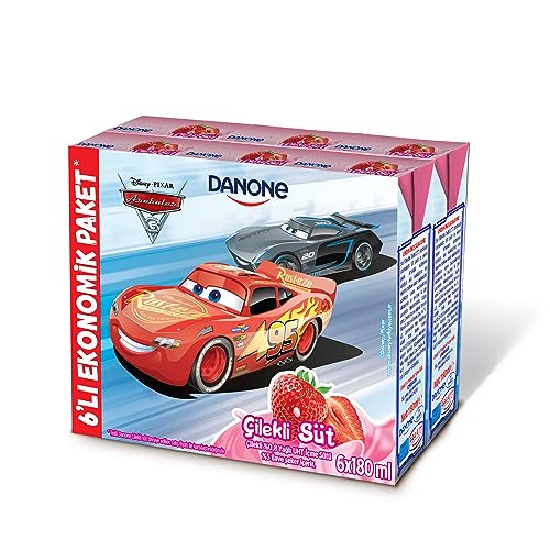 Danone Disney 6'lı Çilek Aromalı Süt (6x180 ml)