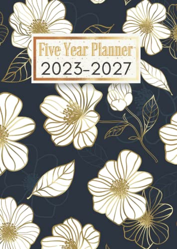 2023-2027 Five Year Planner: 5 Year Diaries | January 2022 to December 2026 | UK Monthly Planner and Calendar | Personal Planners & Organisers ... Beautiful Floral Cover