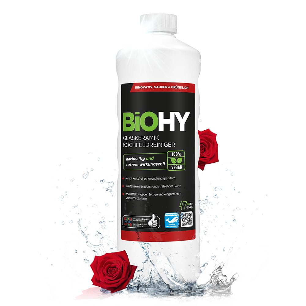 BiOHY Glass Ceramic Hob Cleaner (3 X 1l Bottle - View #3