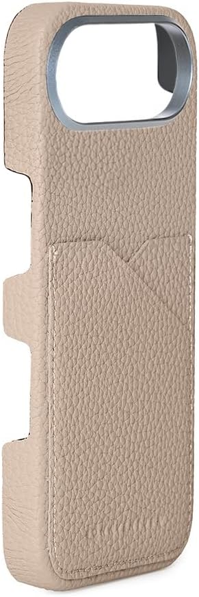 BONAVENTURA (for iPhone Air Shrink Leather Back Cover Case [Greige], Premium European Leather, Genuine Leather, Gift, BPCT17A-GG