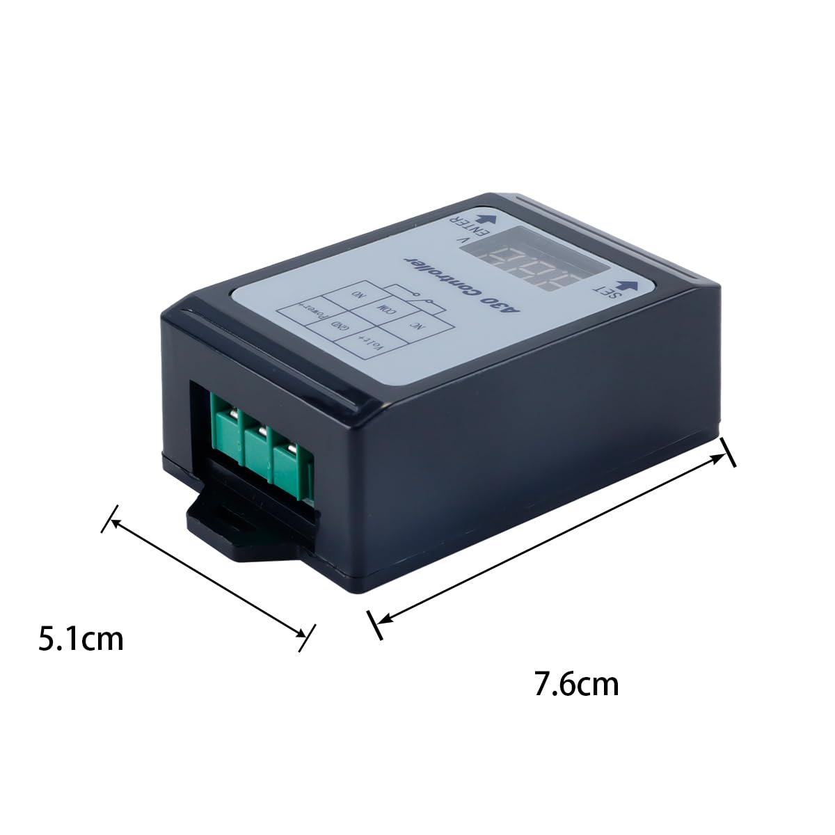 Relè di controllo del rilevamento della tensione CC 12 24 48 V 60 V Interruttore timer di carica e scarica della batteria Limiti di tensione regolabili Modulo relè con display digitale