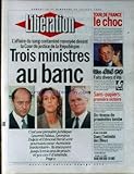  LIBERATION [No 5338] du 18/07/1998 - TROIS MINISTRES AU BANC TOUR DE FRANCE - LE CHOC CORSE - L\' ETAT D\' IMPUISSANCE LIVRES - RANCIERE, LA PRISE DE PAROLE L\' INRA PRESENTE MARGUERITE, SON VEAU CLONE