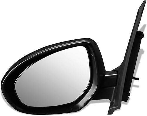 DNA Motoring OEM-MR-MA1320171 Espejo de puerta lateral izquierdo de estilo de fábrica compatible con Mazda 2 11-14