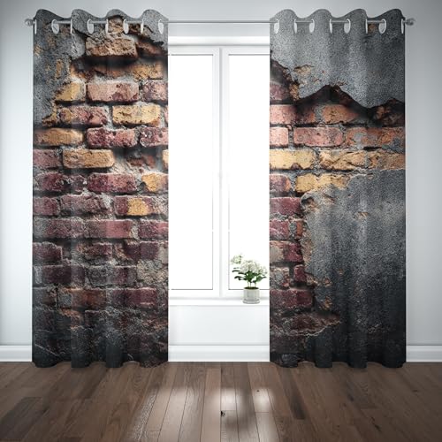Rideau anti-froid et bruit pour chambre | Occultant gris 140x245 cm