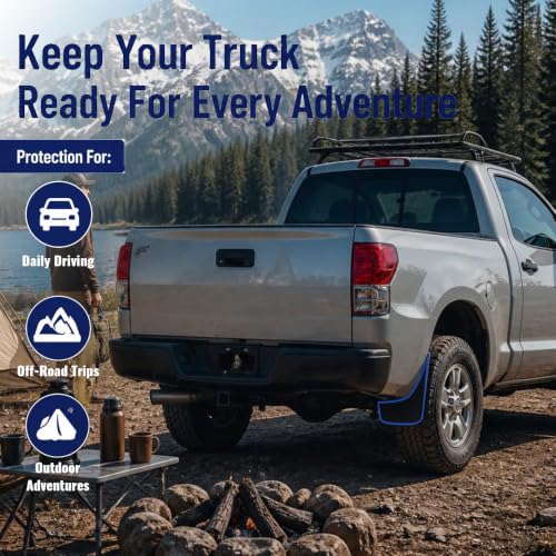 Image of PIT66 Mud Flaps Splash Guards Fit 2007-2013 Toyota Tundra Front & Rear