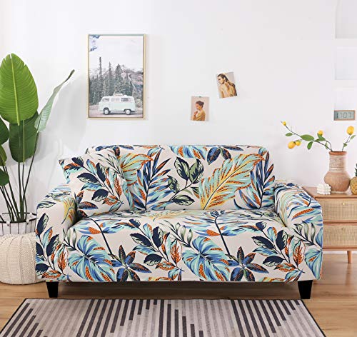 Hoobuy Printed Sofa Cover Stretch Couch Covers Patterned Loveseat Slipcovers For 2 Seater Cushion Couch Love Seat Set (Us-Ylyz, 2 Seater/Loveseat) #TOP1