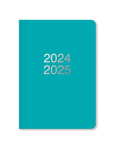 Letts of London Dazzle Agenda scolaire semainier 2024/2025 Format A5 Turquoise