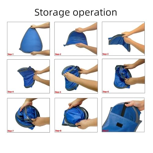 Yeenelwboo Gem Blue Portable Sun Shade Tent, 1 Pack - Image 3
