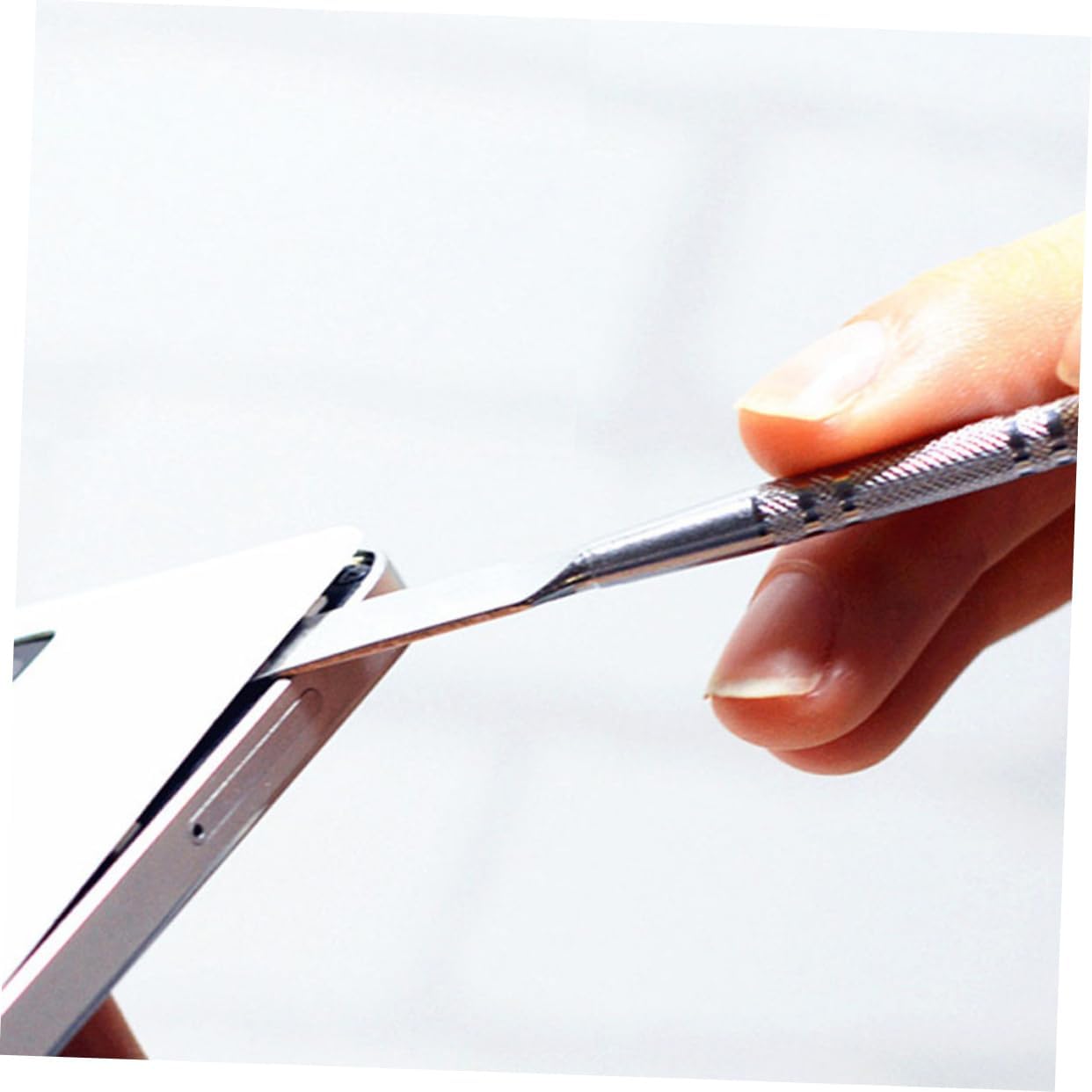 HOMSFOU 5pcs Double-Ended Stainless Steel Spudger Repair Tools Portable Pry Tool for Mobile Phones Tablets and Laptops Electronics Opening Stick for Device Repair