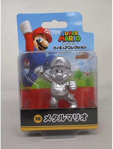 Miniatura 6 de Sanei Boeki Super Mario Figura Colección Metal Mario 1.57 x 1.57 x 1.96 pulgadas FCM-015 Japón Import con lápiz óptico original bolígrafo táctil