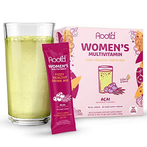 Rootd - Powder Multivitamin for Women - with 25 Vitamins & Minerals |