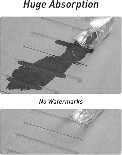 Miniatura 3 de AMOAMI Stone-Mat - Tapete de baño ultra absorbente, tierra de diatomeas de secado rápido, antideslizante, tapete de secado de piedra de bajo