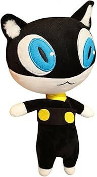 Amazon.co.jp: LACOS ペルソナ5 モルガナ 黒猫 ぬいぐるみ 人形ドール
