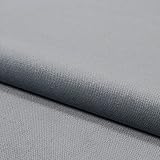 Velvet Krono, weich und elegant, Samtstoff, Möbelstoff, Polsterstoff Möbel Sitzbezug Stoff, Meterware - Hellgrau P5