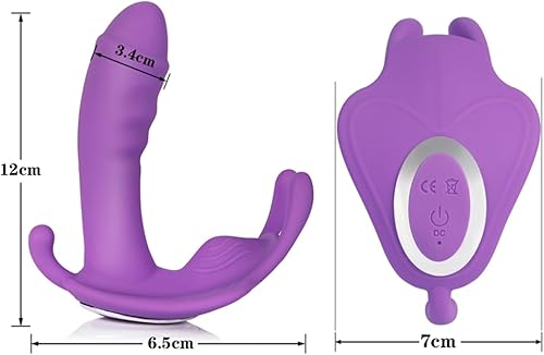 Miniatura 5 de Vibrador de 10 velocidades, vibrador invisible de mariposa, vibrador de punto G, masturbador de control remoto, juguetes sexuales para mujeres