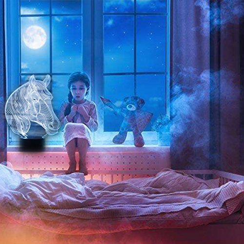 3D Illusione Ottica Led Lampada di Illuminazione