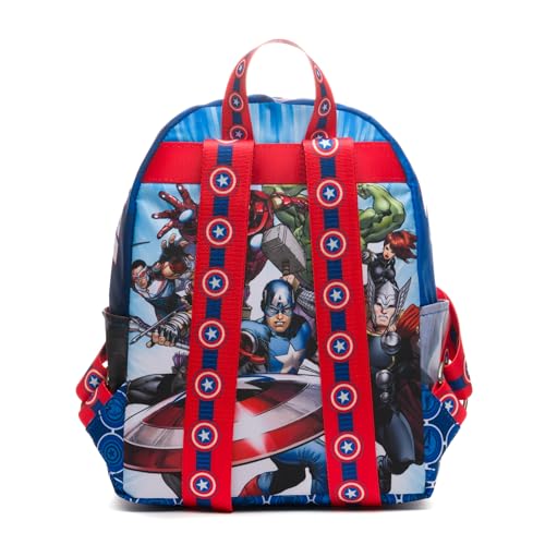 Wondapop Marvel Avengers Captain America 13" Deluxe Nylon Mini Backpack4