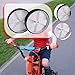 FytStycale Children's Bike Stabilizers Rear Wheels for Outdoor Use Lightweight Options, White