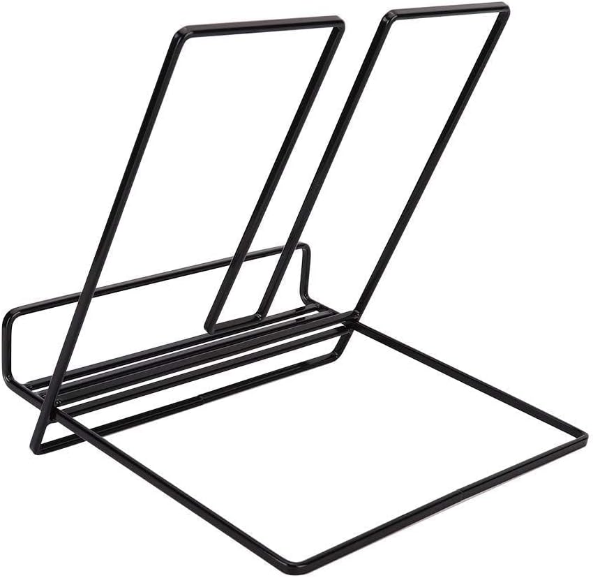 Book Stand, Book Holder Computer Stand Tablet Stand Cookbook Stand Document Holder Book Page Holder Reading Stand for Recipe Laptop