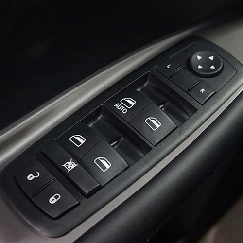 Miniatura 6 de Interruptor de elevalunas eléctrico Master compatible con Jeep Liberty 2008-2012, Dodge Journey Nitro Grand Caravan reemplaza 4602632AH, 4602632AD