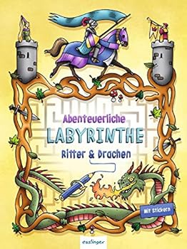 Paperback Abenteuerliche Labyrinthe: Ritter & Drachen Book