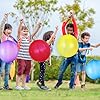 LEEZZIZZ 30Pcs Punch Balloons, Thickened Neon Punching Balloon Heavy Duty Party Favors for Kids with Rubber Band Handle, Bouncy Balls for Birthday Weddings Goodie Bag Stuffer Supply #4