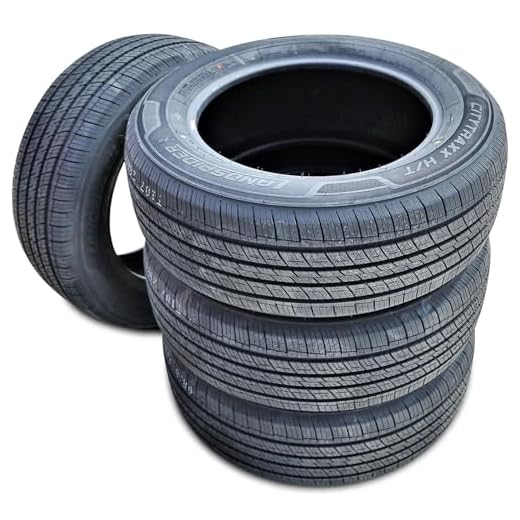 Set of 4 (FOUR) Landspider CityTraxx H/T All-Season Truck/SUV Highway Radial Tires-225/65R17 225/65/17 225/65-17 102H Load Range SL 4-Ply BSW Black Side Wall UTQG 480AA