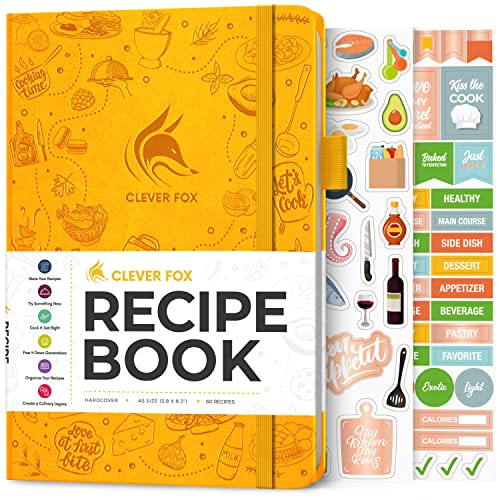 Clever Fox Recipe Book - Make Your Own Family Cookbook & Bla