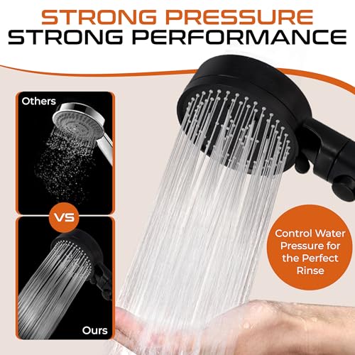 Glamplux CHROME SHOWER KIT Versatile Rv Shower Head With Hose - This Camper Shower Head Kit Can Be Installed Anywhere thumb #4