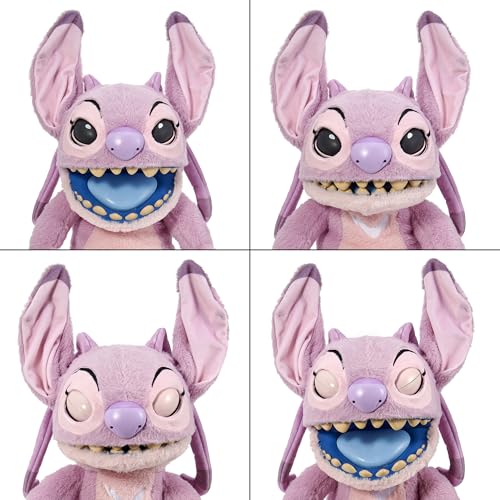 Image of Wow! Stuff Disney Angel Puppetronic by RealFX | Looks, Feels & Sounds Real! | Disney's Lilo & Stitch | Over 100 Action & Sounds | 18 inch High | Ages 6+