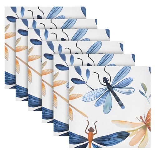 Servilletas de Tela Multicolor Set x6 20x20 in miniatura 2