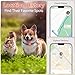 MODUS GPS Tracker Dog Collar Holder, Mini GPS Cat Dog Tracker Case, Real-Time Location Pet Tracking Smart Tracker (iOS Only), No Monthly Fee Cat Collar Holder(Locator Included)