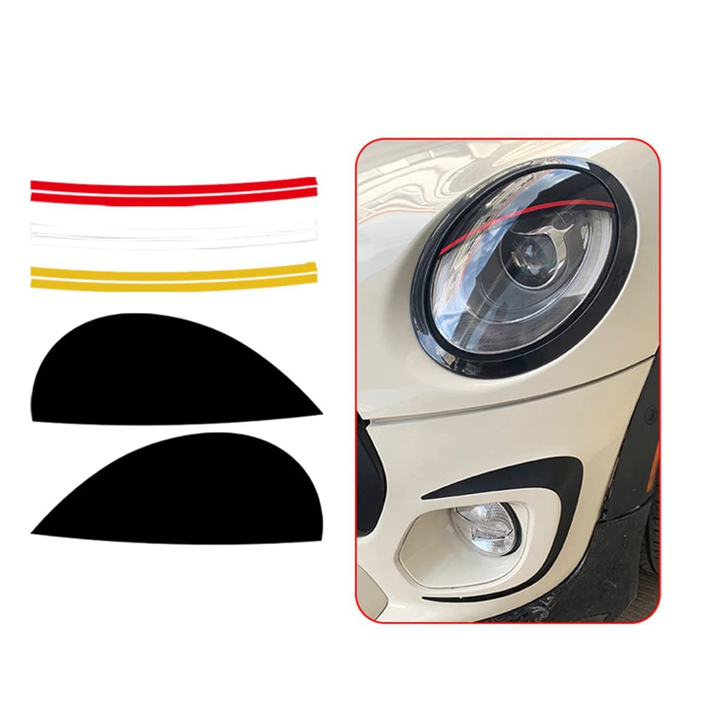 Adesivi per fari auto, sopracciglia, palpebre, per Mini Cooper F54, F55, F56, F57, R55, R56