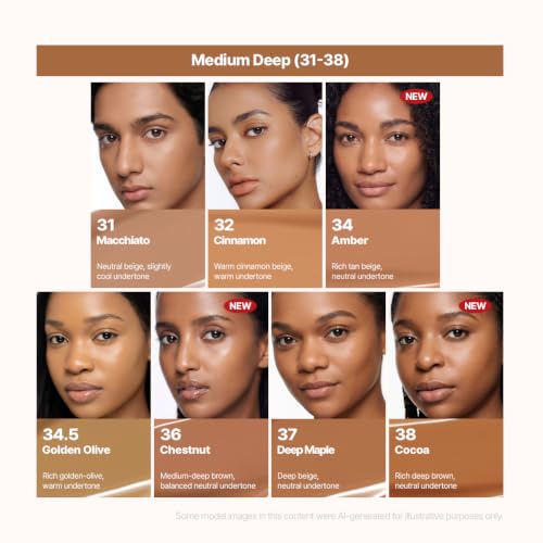 Image of ESPOIR Be Velvet Cushion Foundation #37 Deep Maple | Quick and Easy Coverage with Long-lasting Color by Zero Oxidation, Velvety Smooth Finish & Lightweight Formula, Vegan, Korean Makeup, 0.46 oz