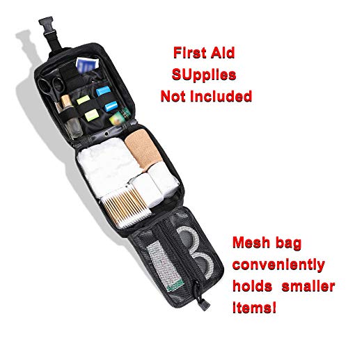 Haafoo Medical Molle Pouch Tactical - 1000D Nylon First Aid Pouch, Big Capacity Emt Pouch Utility, Heavy Duty Military Grade Rip-Away Ifak Pouch For Home And Outdoor Activities（Bag Only #TOP4
