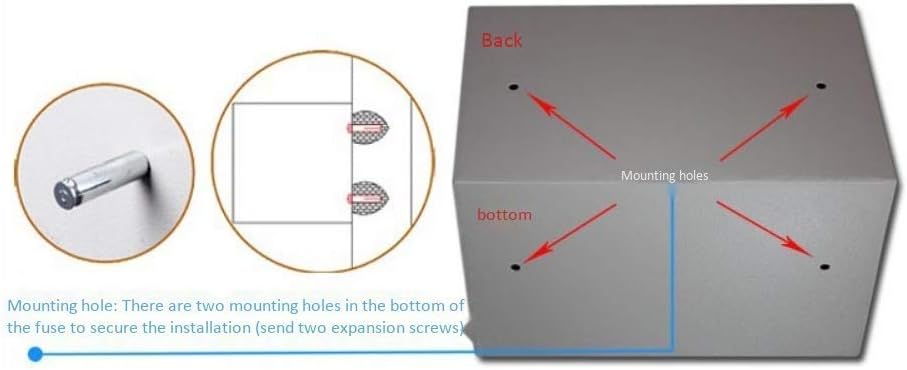 Safety with Emergency Key Digital Keyboard Office Storage Economical Compact Steel Construction Safe Black Security Cabinet strongbox