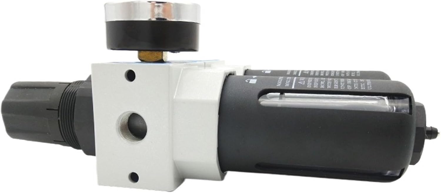 1pcs Air Compressor 1/4 3/8 1/2 3/4 1 UFRL Air Filter Regulator Oil Water Separator Trap Filter Regulator(UFR-L-06 G3-4)
